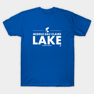 Bayfield County, Wisconsin - Middle Eau Claire Lake T-Shirt